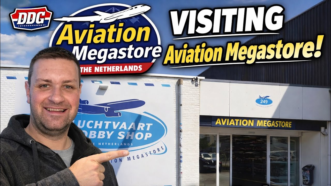 Visiting One of the World’s Biggest Diecast Stores | Aviation Mega Store Netherlands 2025