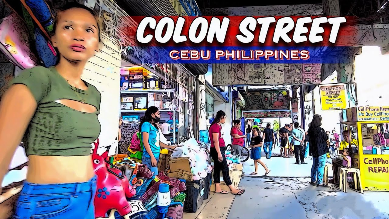 🐵 [HD #CEBU 🇵🇭 ] EXPLORING THE OLDEST STREET IN THE PHILIPPINES : Walking Tour