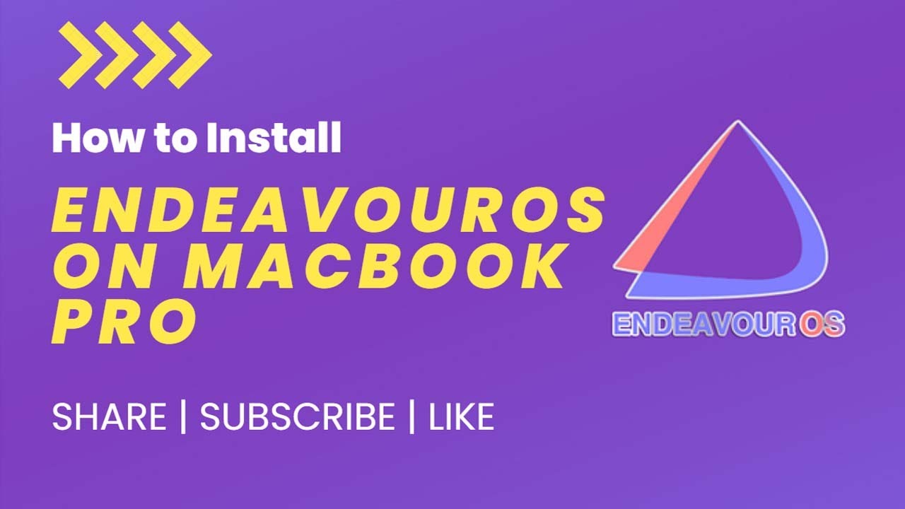 Как установить EndeavourOS Linux Dual Boot с macOS