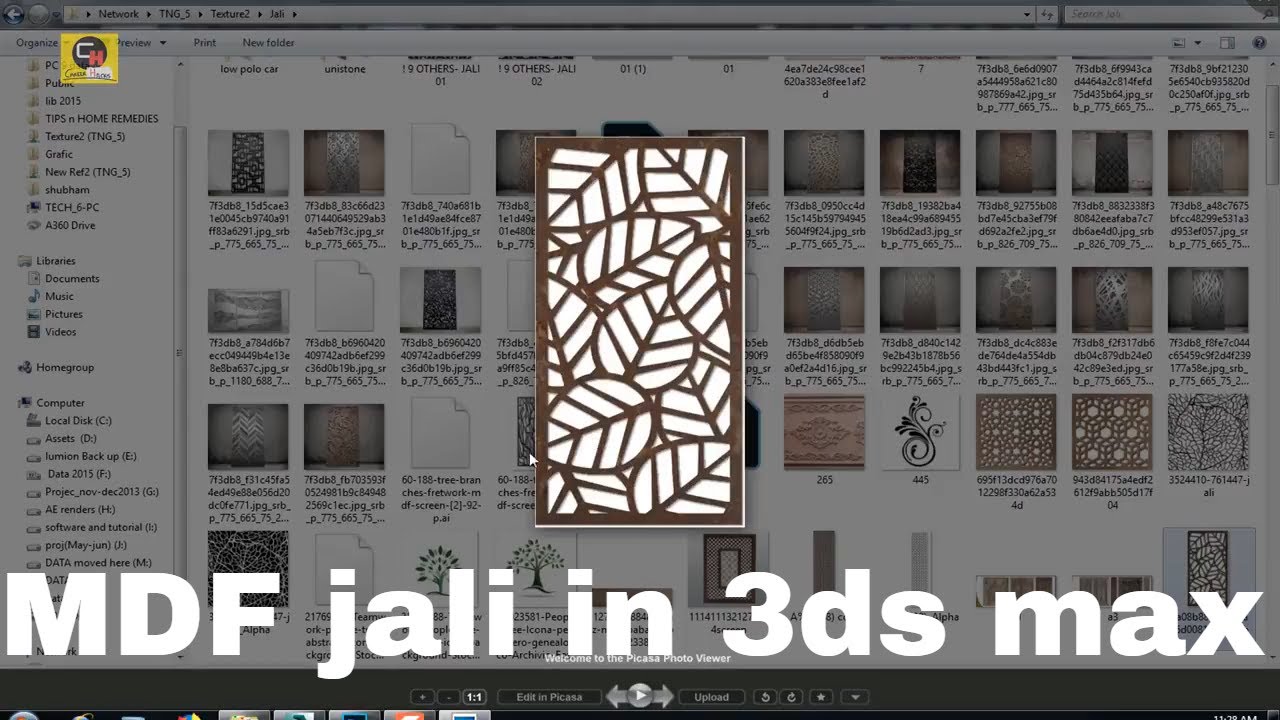 HOW TO MAKE MDF JALI / CNC JALI IN 3DS MAX IN HINDI | CAREER HACKS
