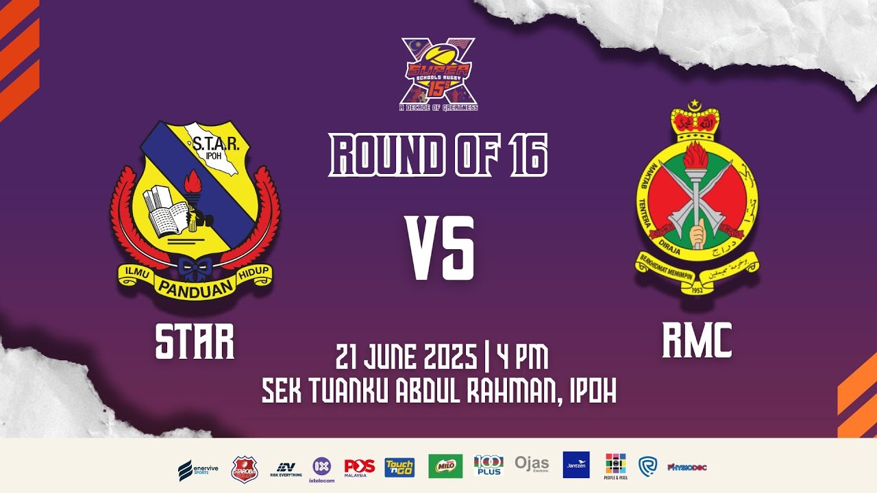 SSR15s - Sekolah Tuanku Abdul Rahman vs Maktab Tentera Diraja - Round 16