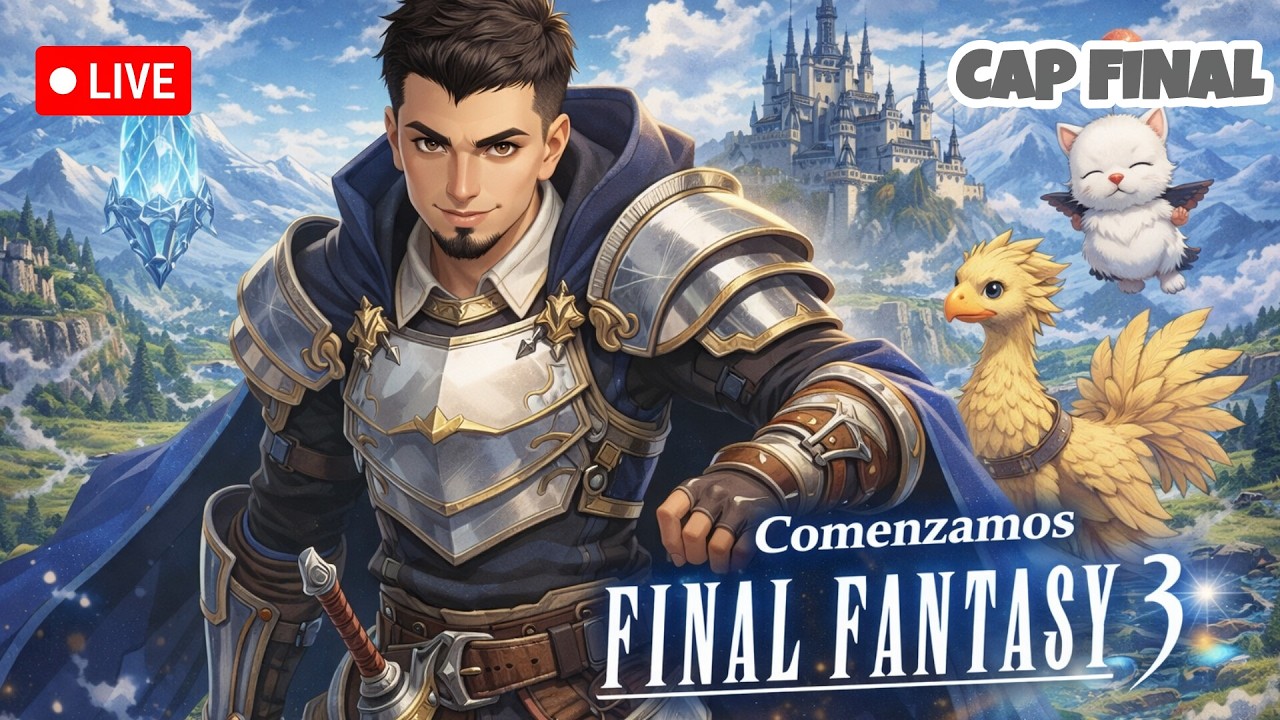 🔴FINAL FANTASY III| CAPITULO FINAL| HOY CULMINAMOS CON XANDE| EN DIRECTO🔴