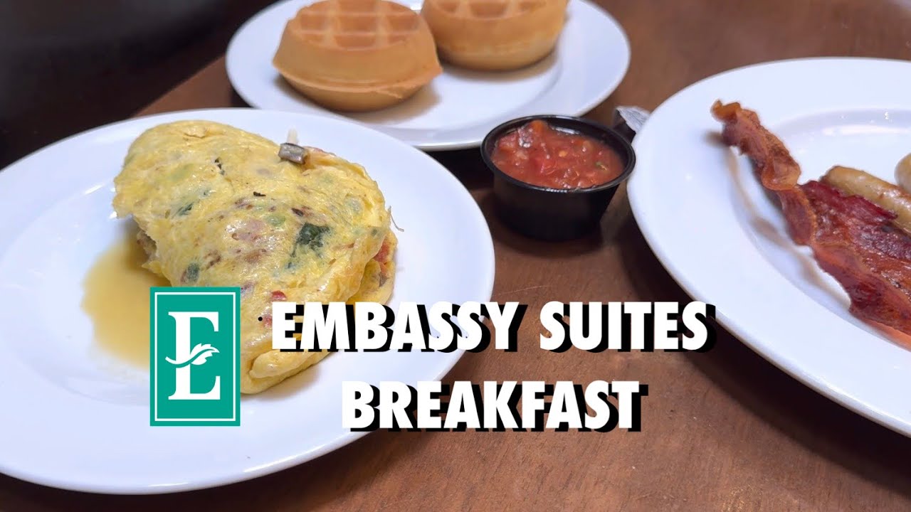 Traveling Day | vlog | 😋Breakfast at the Embassy Suites Hotel Anaheim Orange