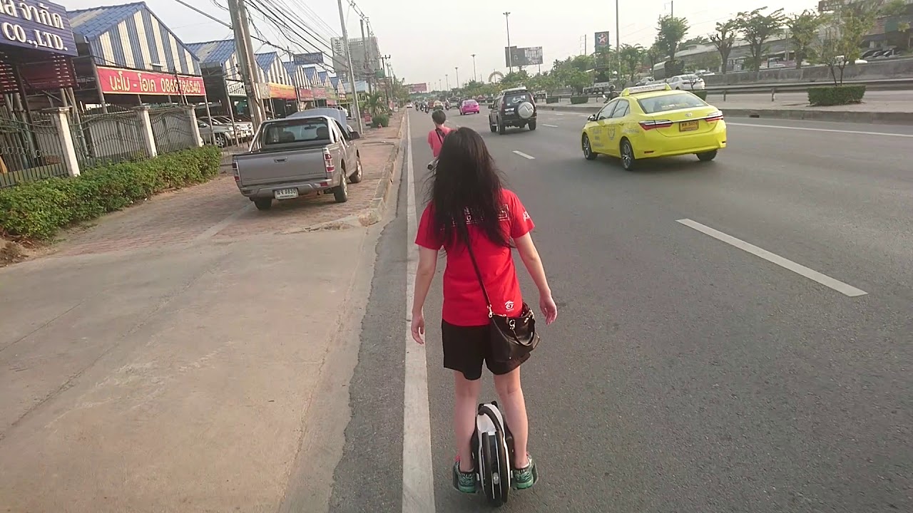 KingSong KS14S KS14D 8min. Ride to shopping mall