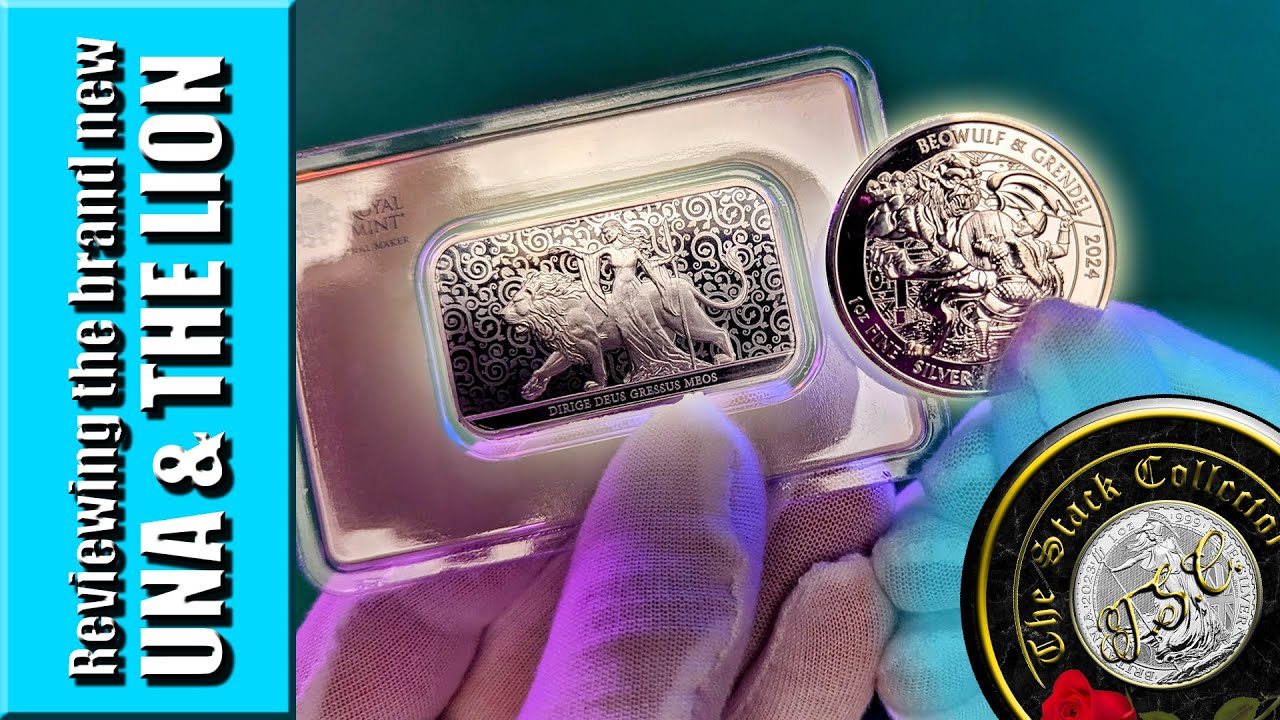 Reviewing the BRAND NEW UNA & THE LION BAR & Beowulf coin too
