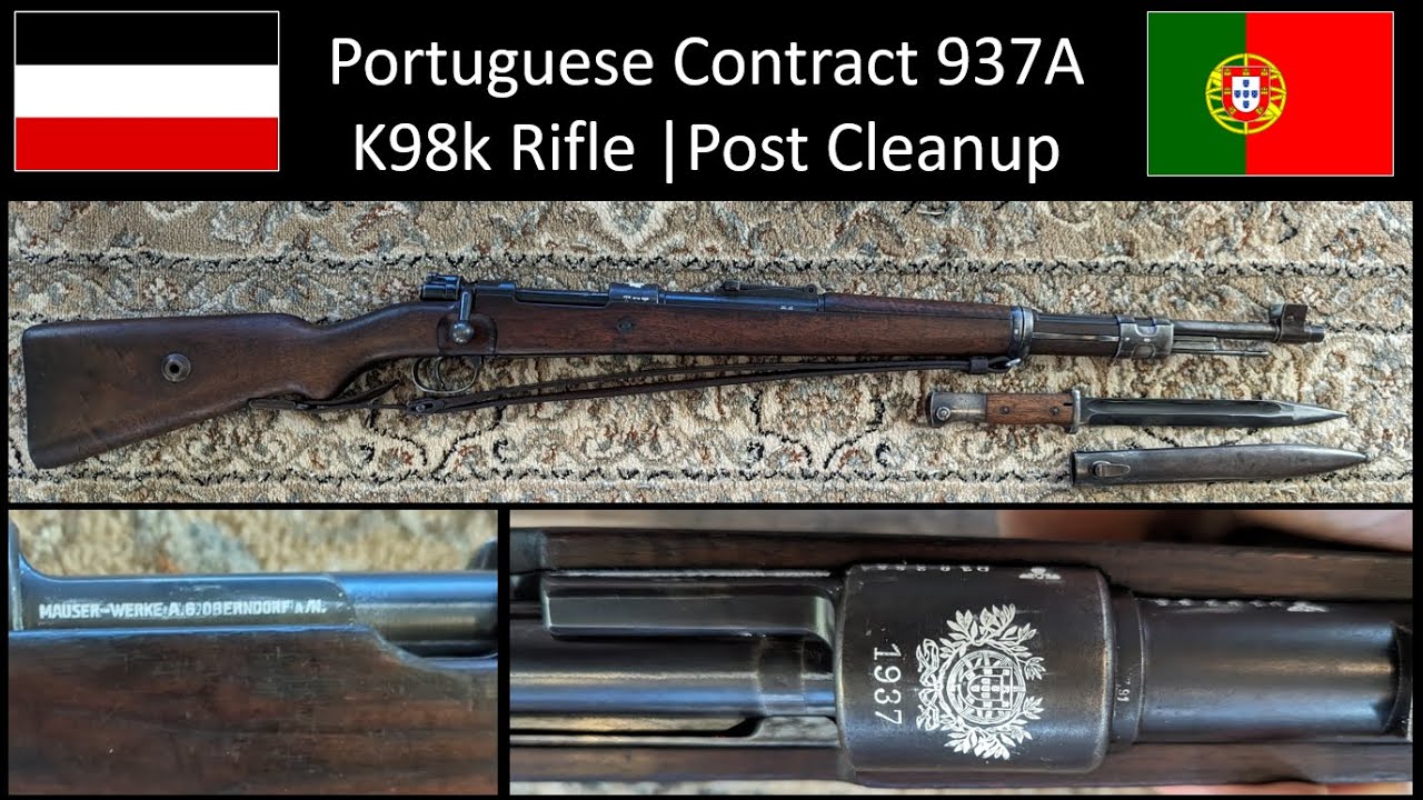 Portuguese 937A Mauser Rifle | Post Cleanup