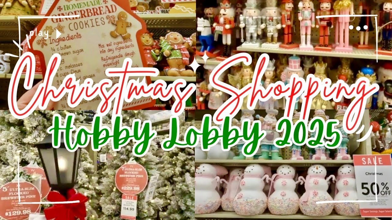 DON'T MISS THIS!! Hobby Lobby Christmas 2025 🎄Shop With Me Before It's Gone!