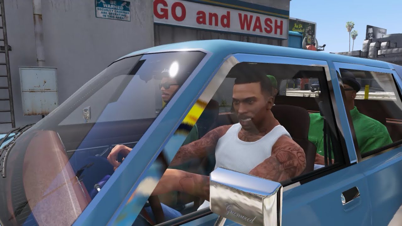 GTA 5 - Cluckin Bell Drive-Thru Scene from (GTA SA)