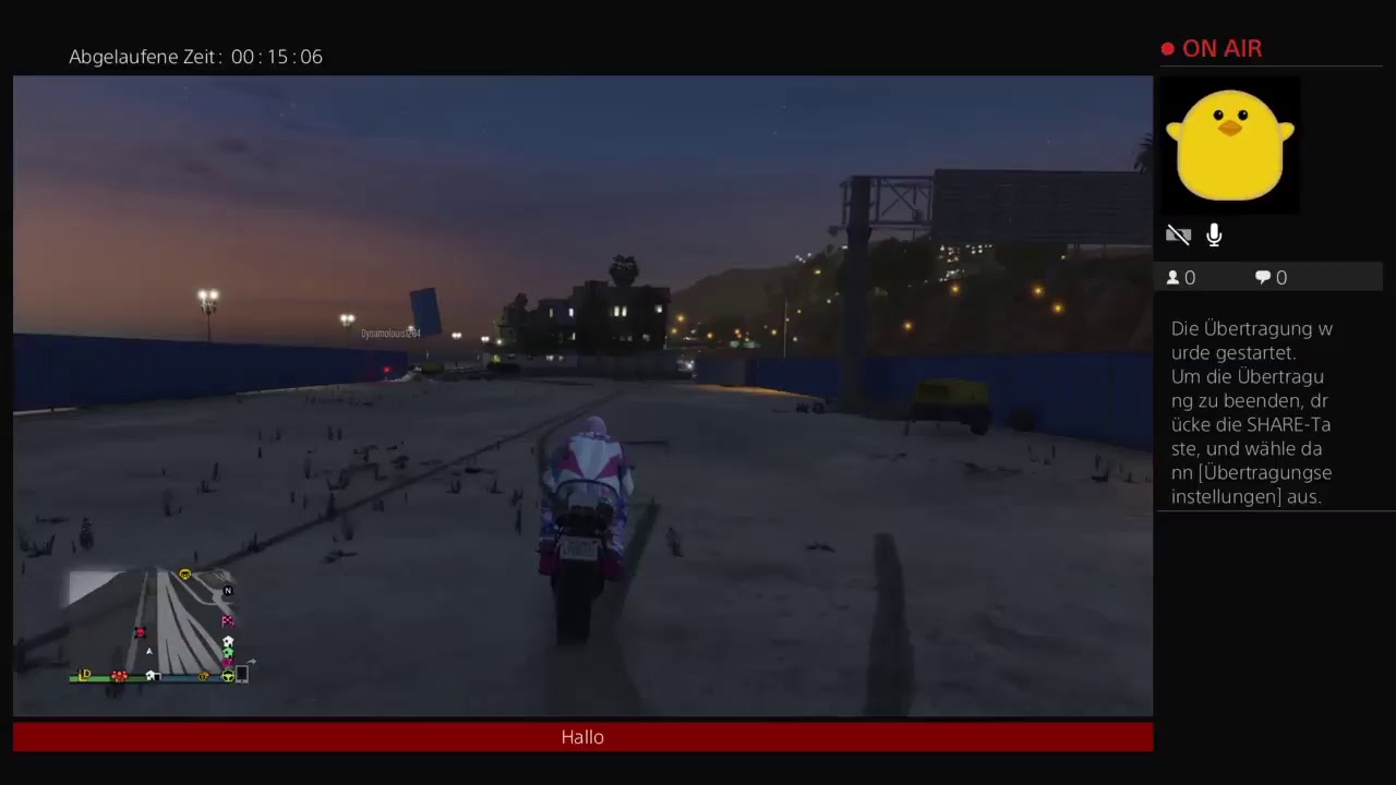 Motoradfails||Gta5 || mit Melonenfresserlouis
