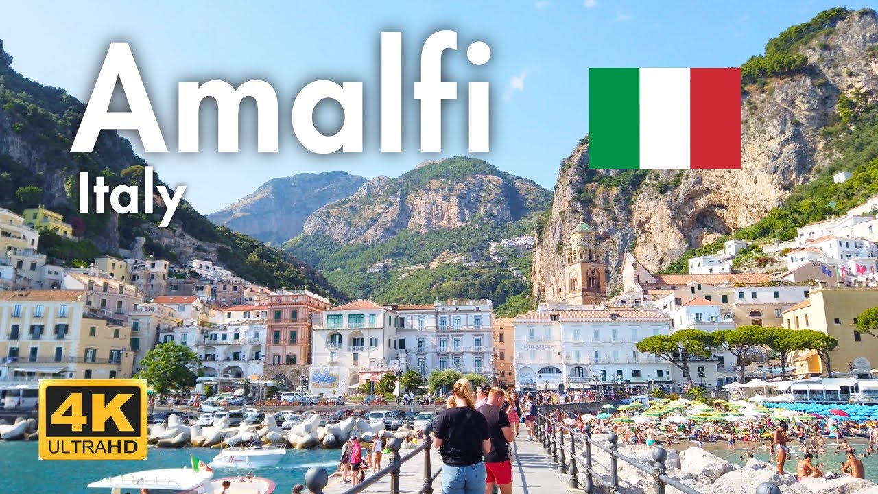 AMALFI, ITALY WALKING TOUR | THE AMALFI COAST IN 4K 🇮🇹