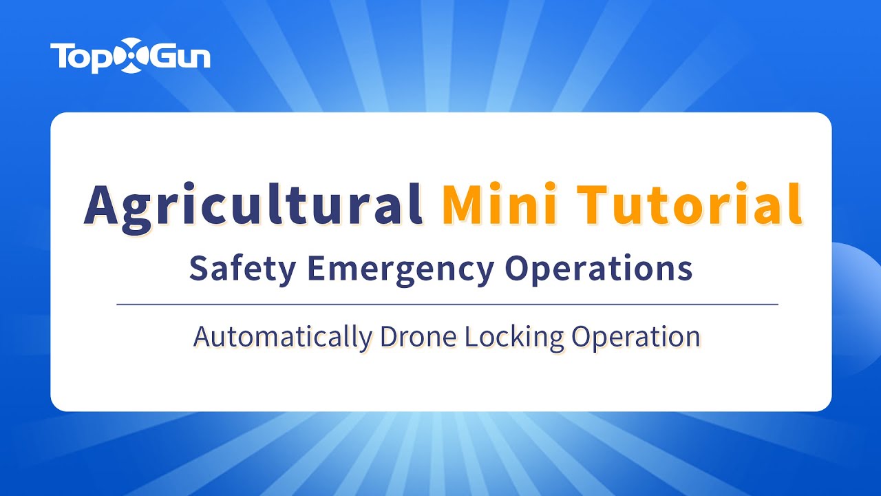 How to lock the drone automatically when the manually drone locking fails? | Topxgun Tutorial
