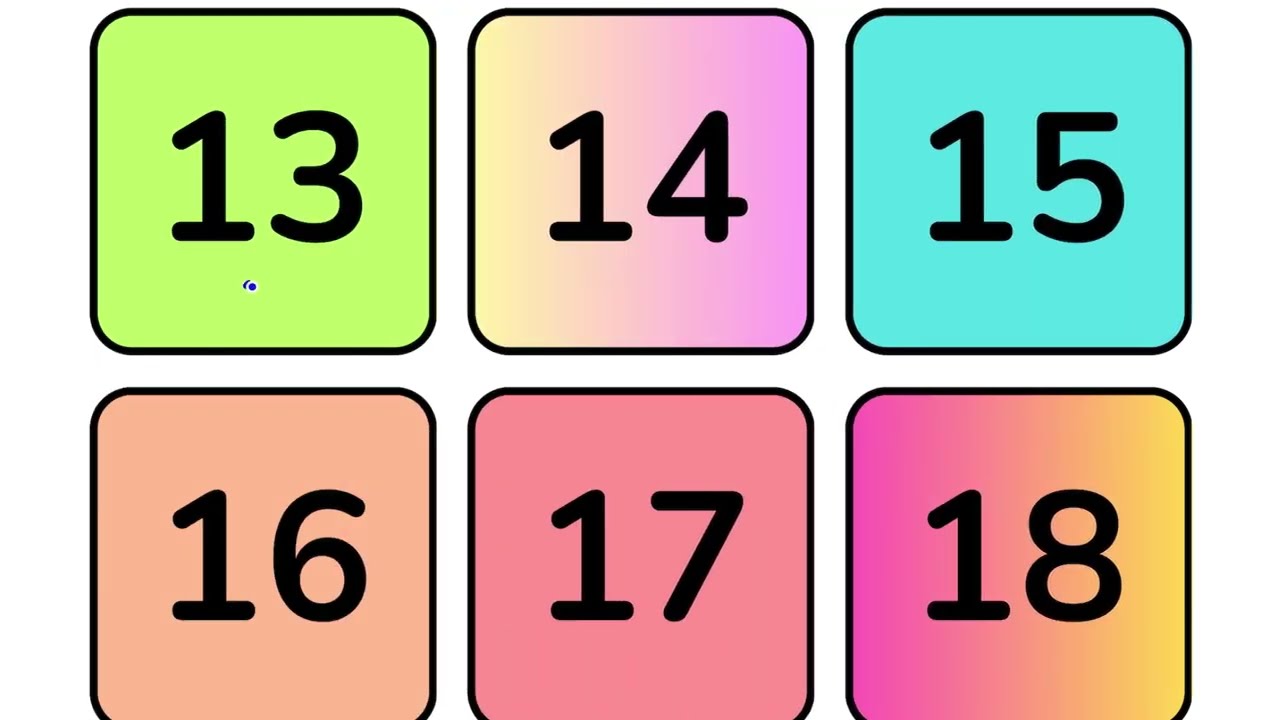 Counting Videos for Toddlers 1-20 | Writing & Identifying Numbers | Learn to Count to 20