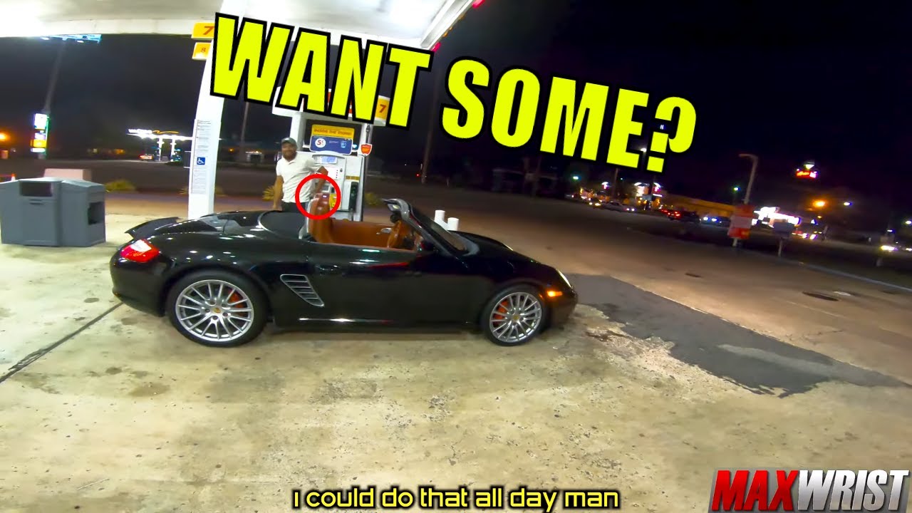 DEALER IN PORSCHE NEARLY KILLS MAXWRIST!