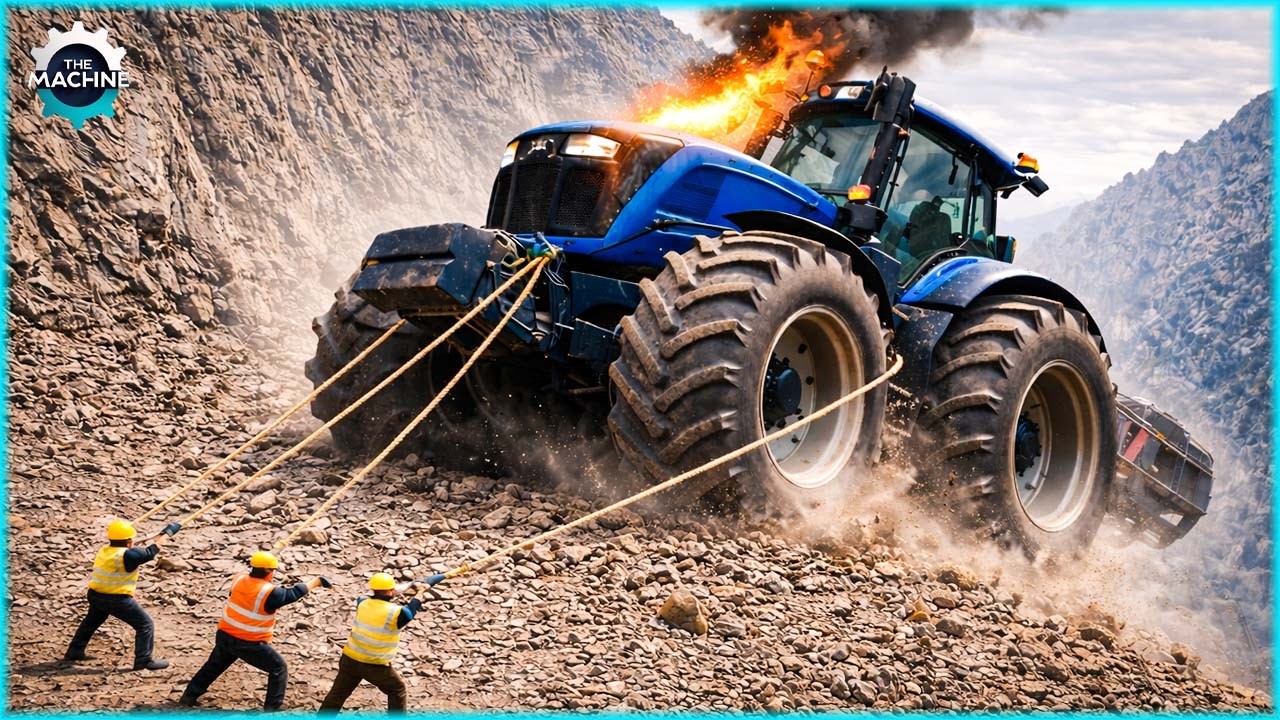 Dangerous Transport Mighty Machines & Tractor Fails Compilation | Heavy Machinery