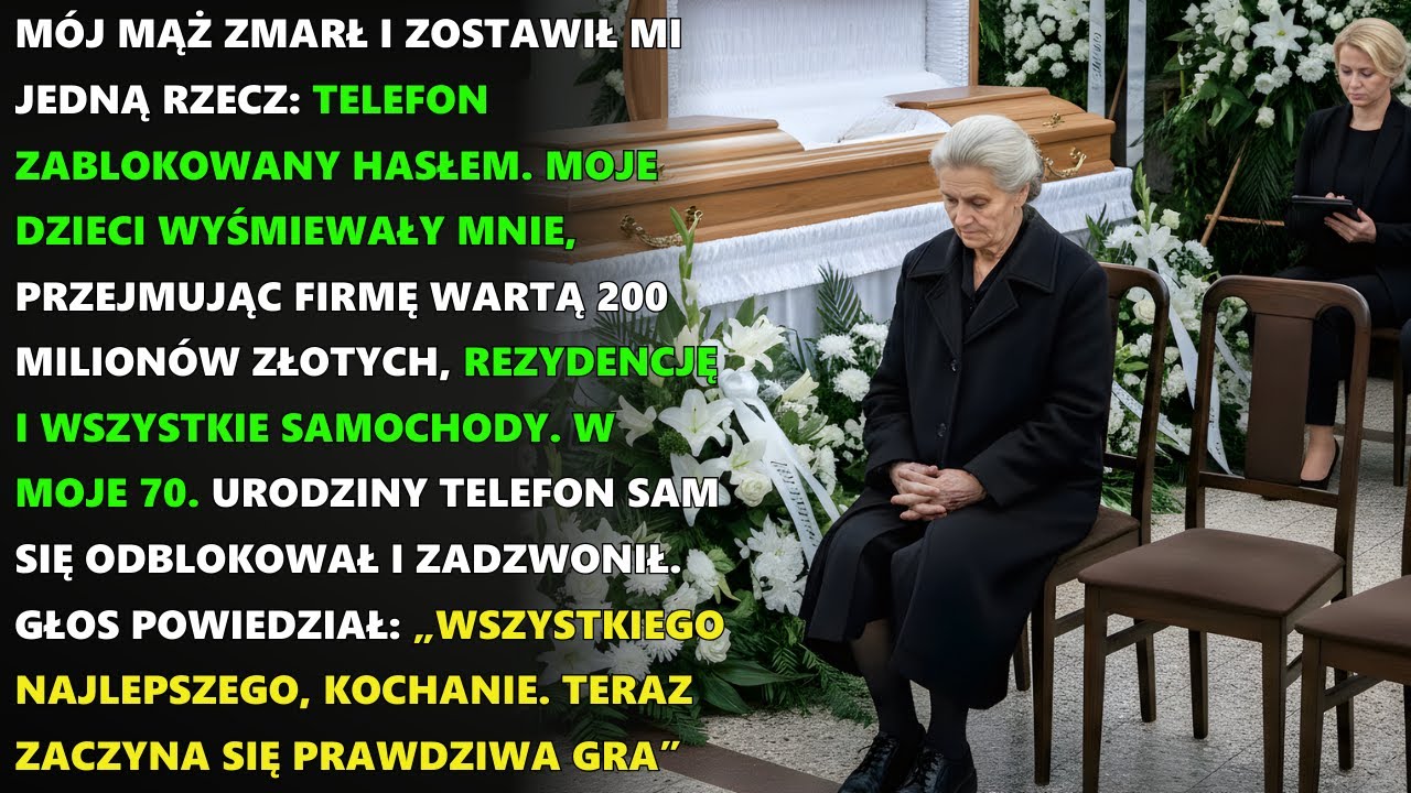 Dzieci wzięły imperium, ja dostałam zablokowany telefon. W noc urodzin zadzwonił… i ujawnił sekret
