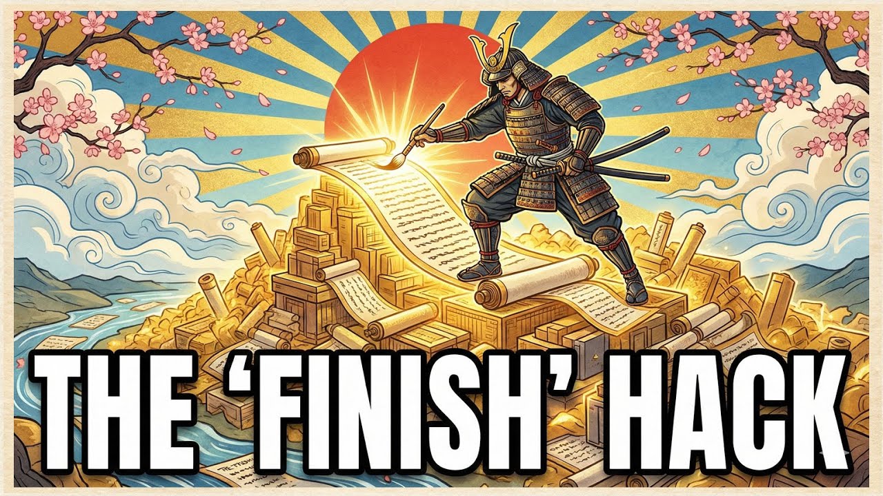 Why SAMURAI Never Failed (The Ancient Japanese Secret to Finishing Everything)