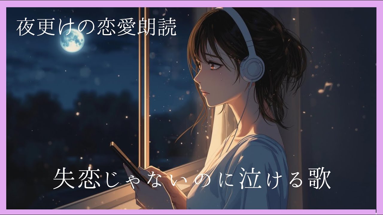 【失恋じゃないのに泣ける】大人の恋愛朗読歌メドレー｜40分