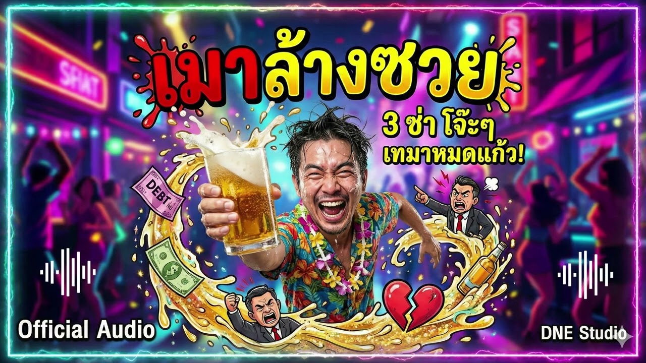 เมาล้างซวย - [DNEStudio] | 3 ช่า โจ๊ะๆ มันส์หยด หมดแก้ว! 2025 ต้อนรับปีใหม่ (Official MV)