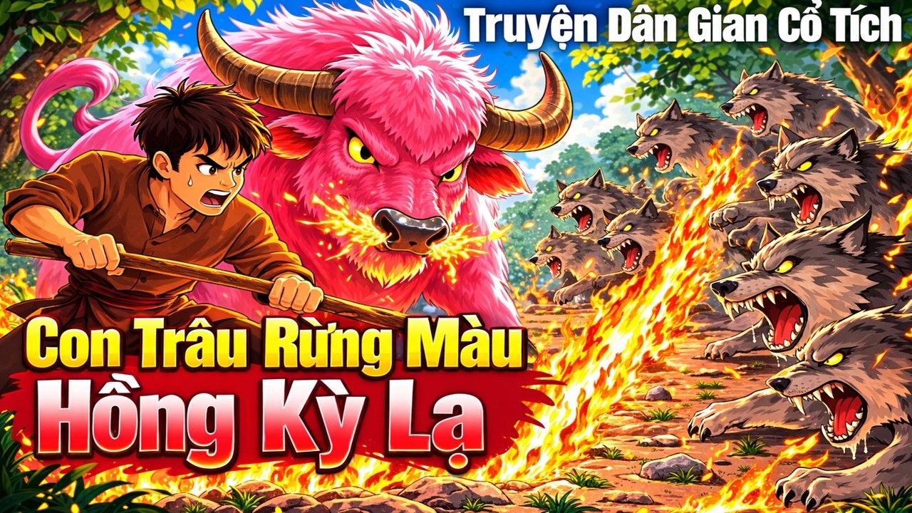 Con Trâu Rừng Màu Hồng Kỳ Lạ – Chàng Trai Cứu Nó, Không Ngờ Nó Dẫn Đến Bí Mật Cả Ngọn Núi