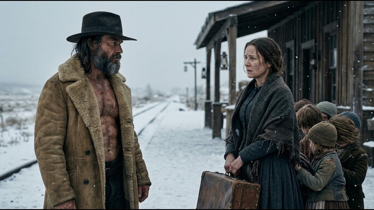 Stérile et rejetée — jusqu’à ce qu’un trappeur dise : « J’ai 9 enfants… viens avec moi. »