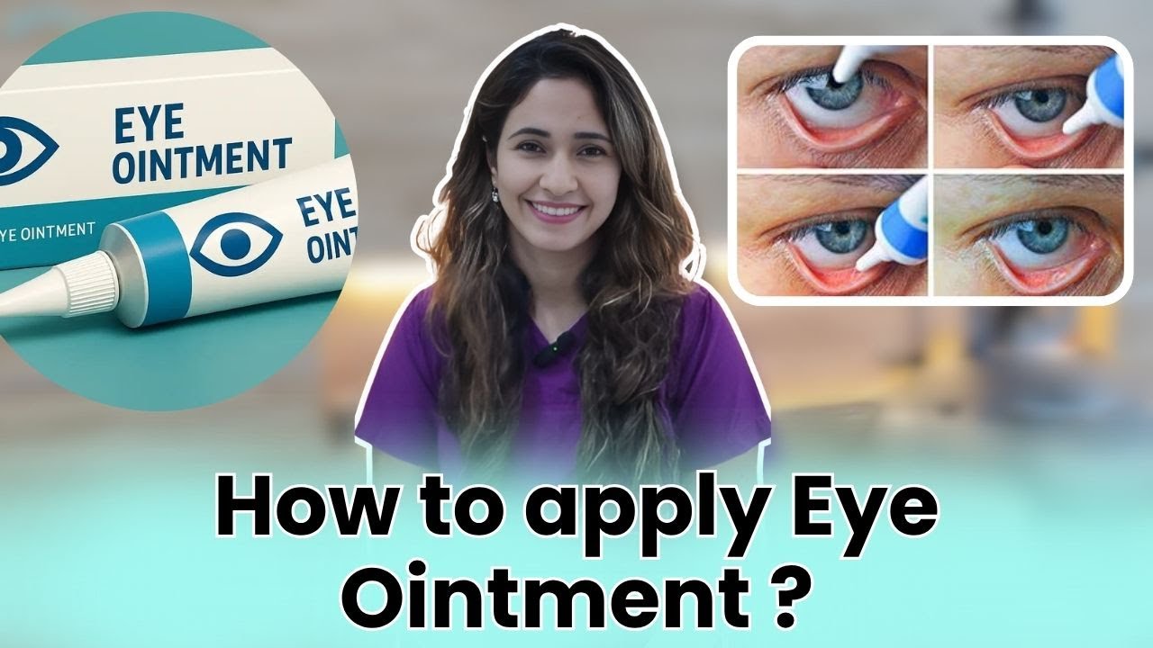 How to apply Eye Ointment | Dr Kareeshma Wadia