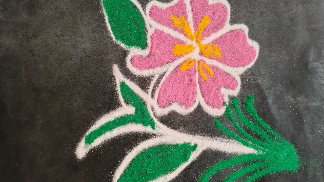 #rangoli#buetyful#easysimple #dailyrangoli design ✨