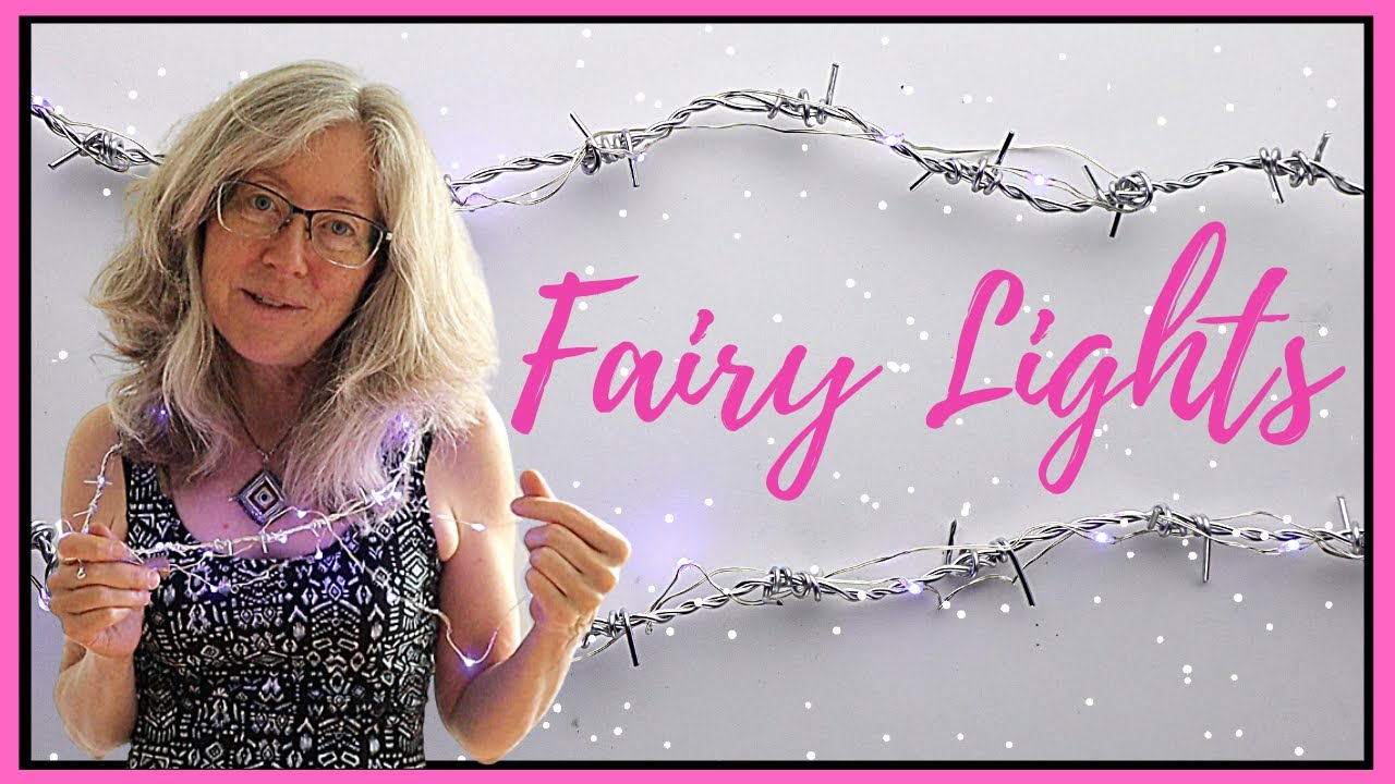 DIY Barbed Wire Fairy Lights Home Decor