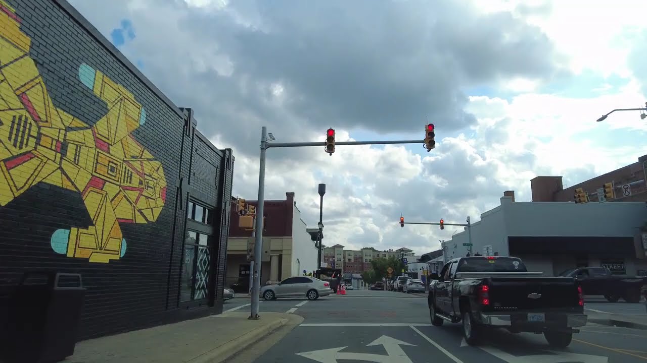 Greenville, North Carolina - [4K] Downtown Tour