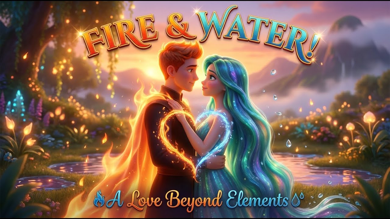 The Fire Prince and the Water Princess | Adventure Fairy Tale | Teenager Story