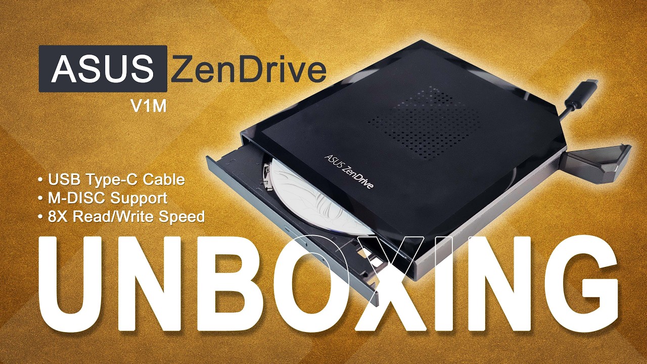 Do You Still Need One Of These? Asus ZenDrive V1M Unboxing