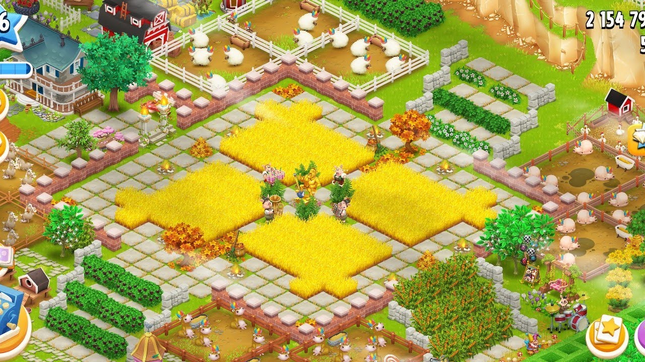 Hayday level 56 farm design