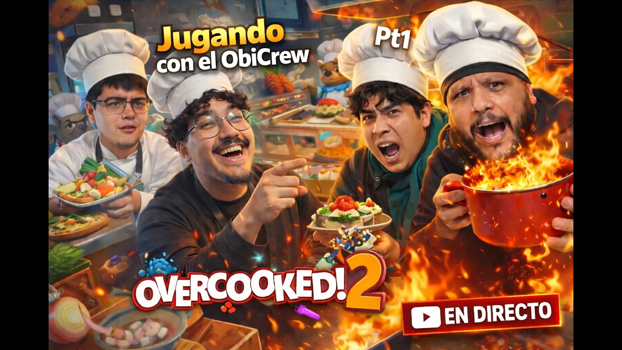 OVERCOOKED Pt.2 🔥 Jugando con el OBICREW 🔥😂 I En Vivo