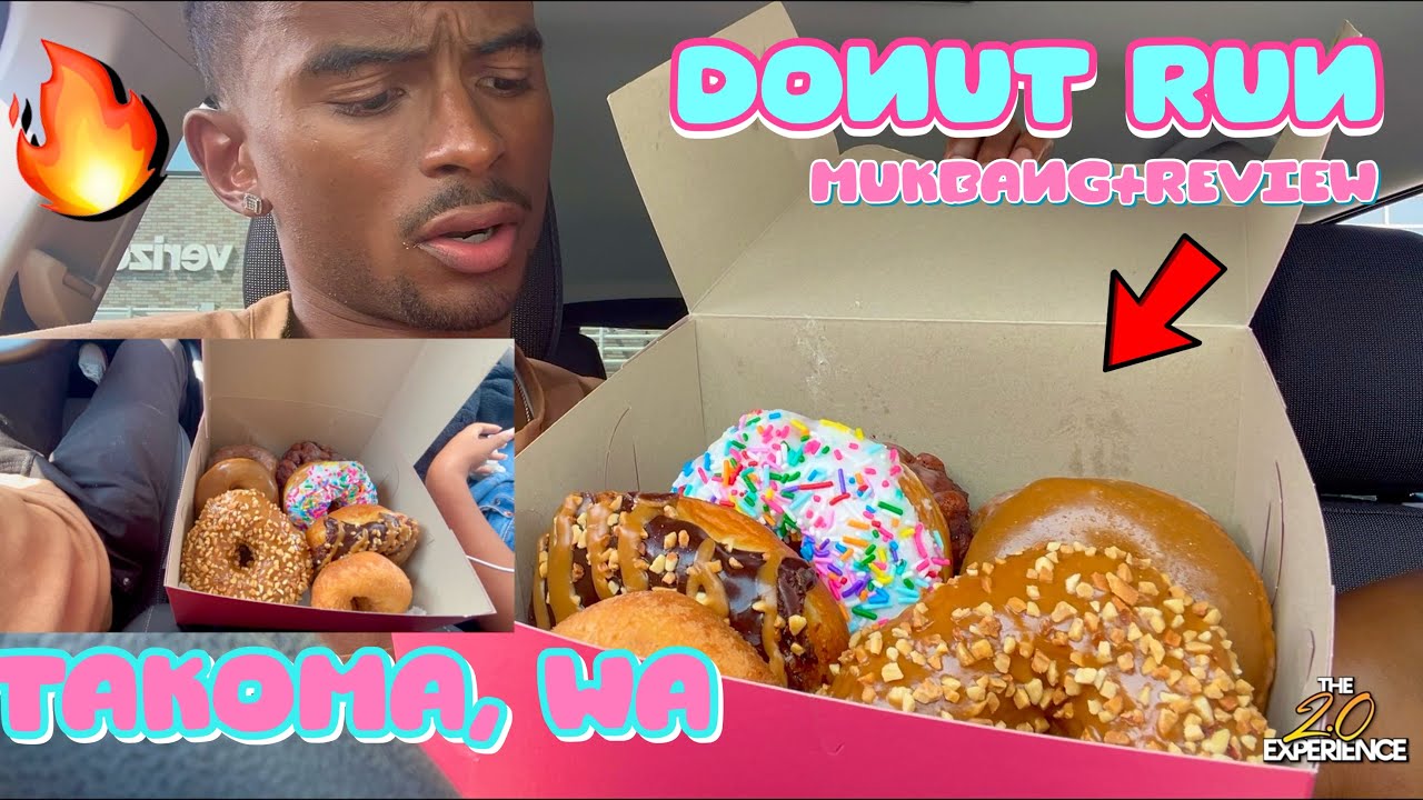 DONUT RUN MUKBANG + REVIEW | Washington DC/DMV Vegan Food Tour 🔥 (TikTok Approved)✅