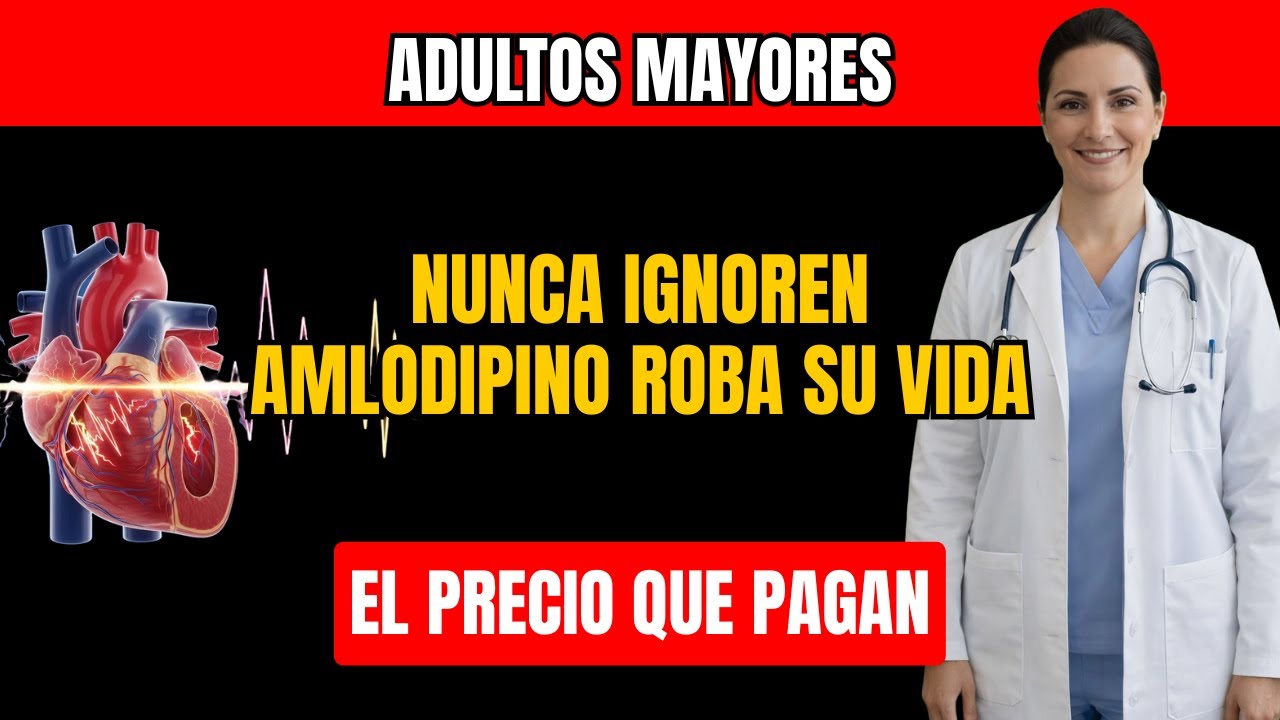 Como Cardiólogo, Estoy IMPACTADA: 12 Efectos del Amlodipino que Mayores Ignoran a Diario | Salud 60+