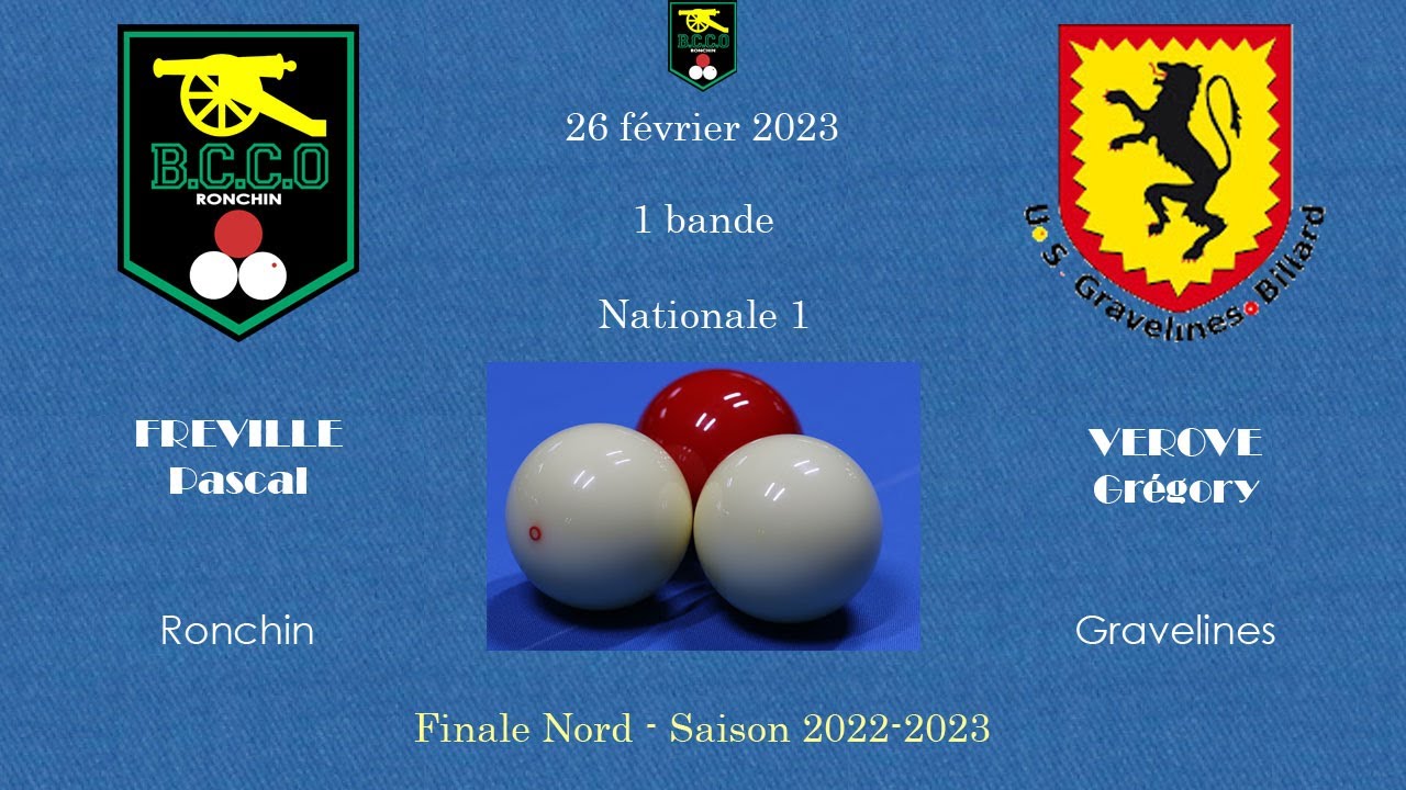 Bande N1 - Finale d&eacute;partementale - VEROVE Gr&eacute;gory / FREVILLE Pascal [100]