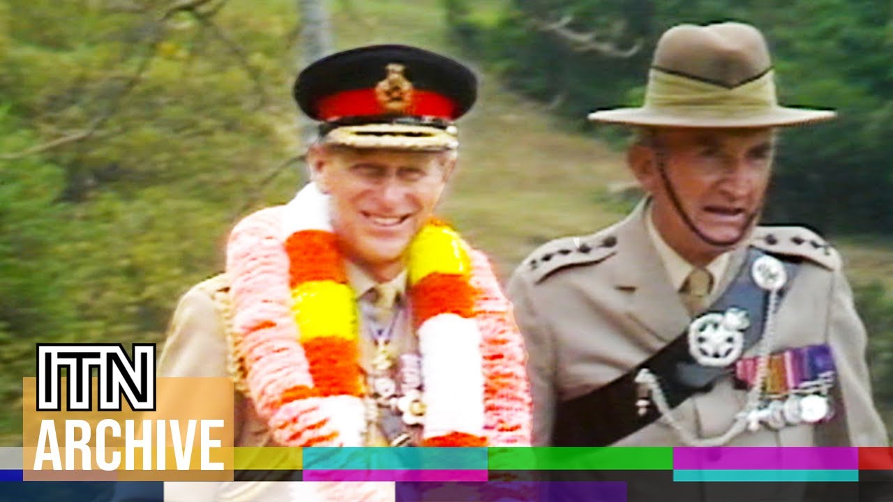 Prince Philip Inspects the Gurkhas in British Hong Kong (1986)