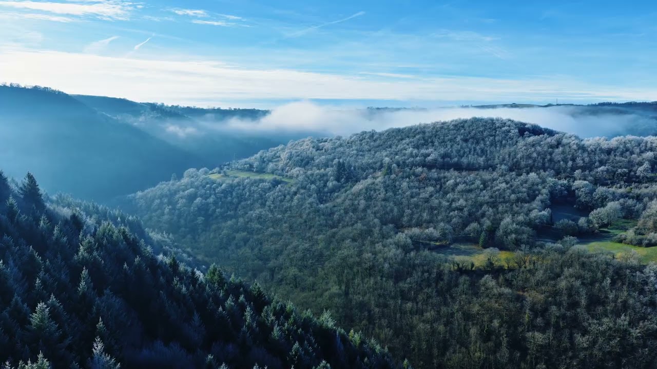 vol drone  DJI mavic 4 pro, vallée du Viaur et Ségala ,Albigeois.
