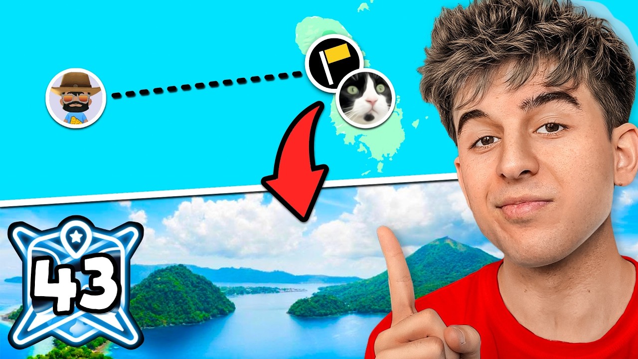 acerté la isla secreta para GANAR la partida | geoguessr 2vs2 competitivo