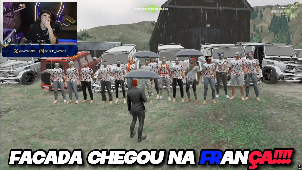 FACADA CHEGOU NA FRANÇA!!!