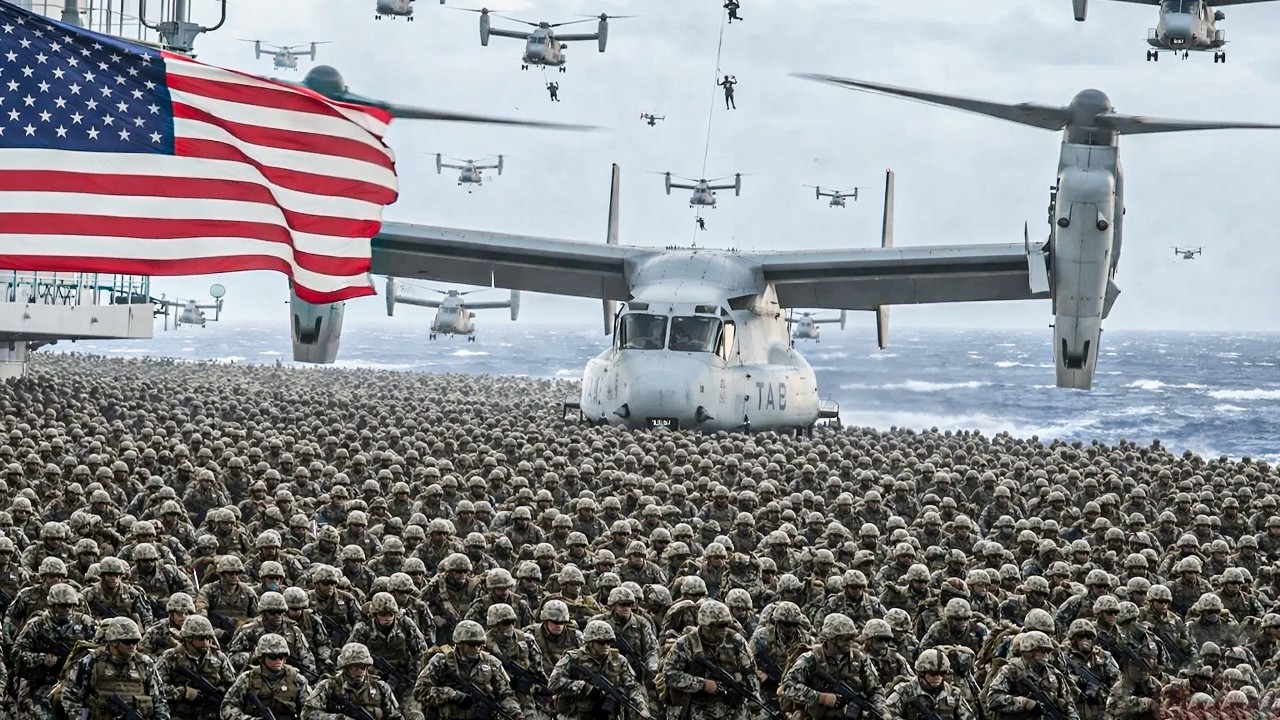 Tehran Shocked! 10,000 US Marines Deployed Near The Strait of Hormuz in Massive Operation