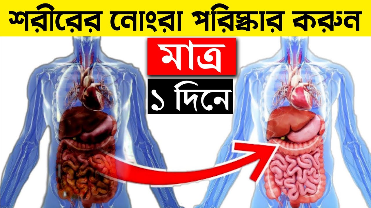 শরীরের সমস্ত নোংরা ১ দিনে পরিষ্কার করুন | Detox Your Body In 1 Day | Bangla Health Tips