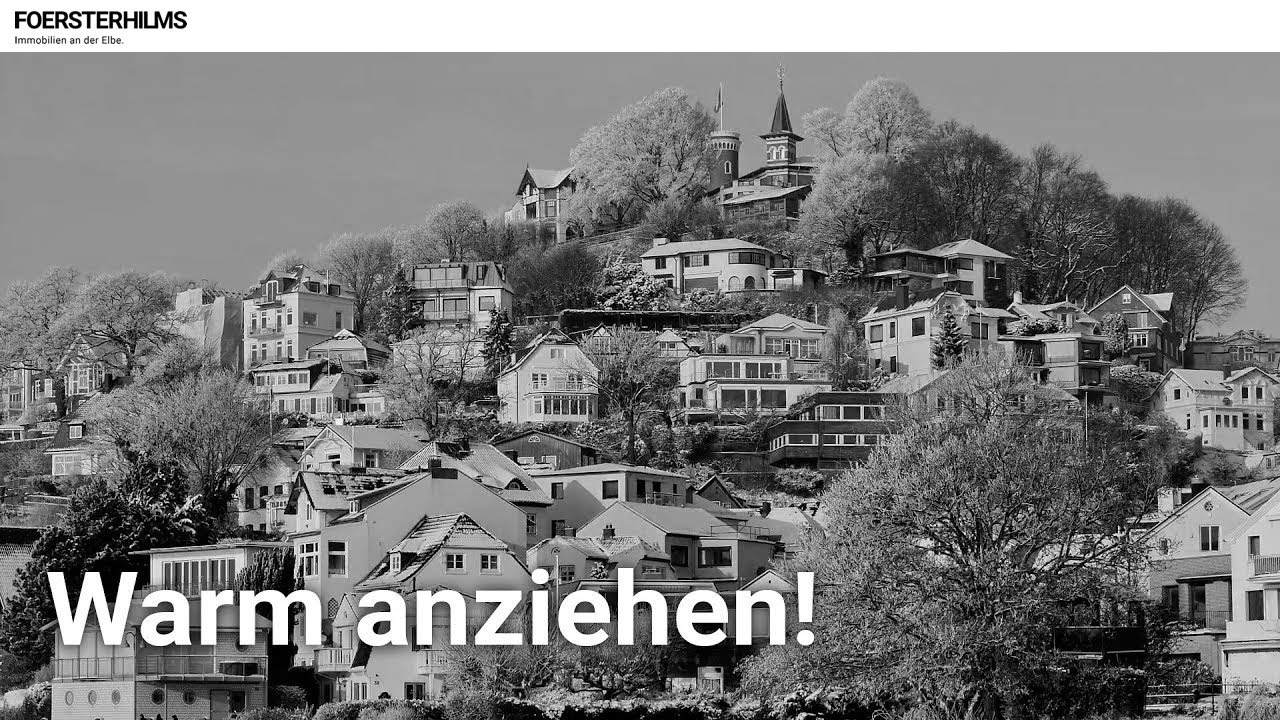 Die Hamburger Elbvororte - hier: Winter in Blankenese