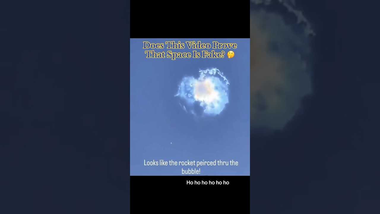 Does This Video Prove That Space Is Fake? 🤔 #interesting