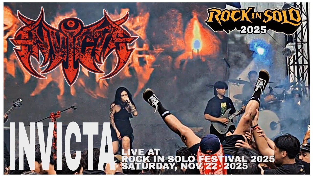 🇮🇩 INVICTA ☠️ LIVE AT ROCK IN SOLO FESTIVAL 2025 #invicta #rockinsolo #rockinsolofestival #metal 