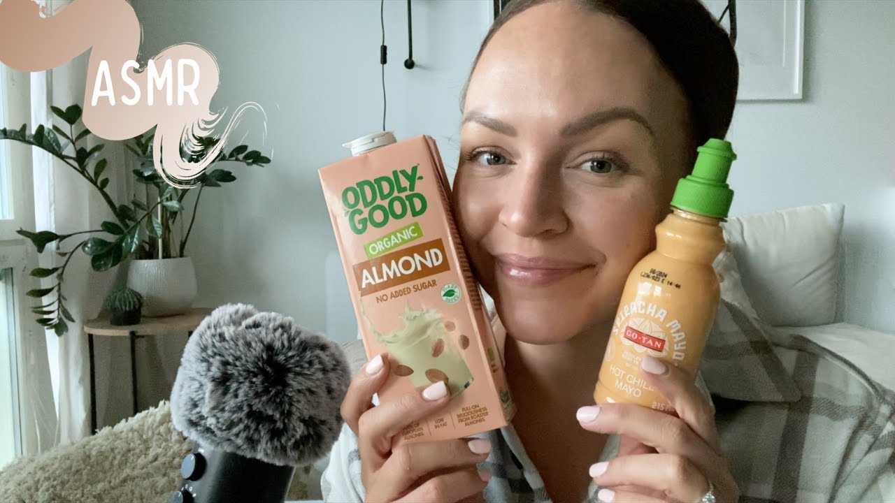 ASMR SUOMI - 10 vakkarituotetta meidän jääkaapista (lots of tapping)