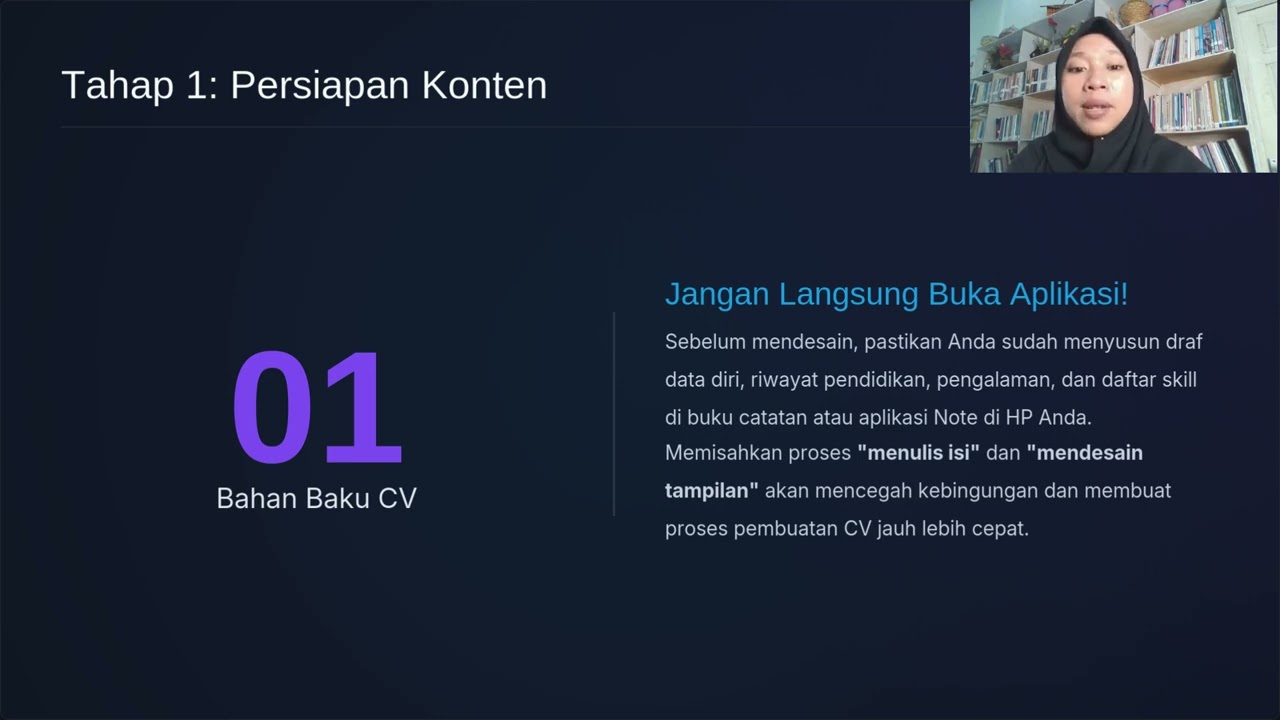 Paket C, Kelas XII/Genap, Bahasa Inggris, Pertemuan 4: Drafting CV with Canva