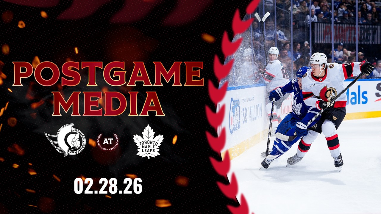 LIVE: Postgame MEDIA OTT 5 TOR 2