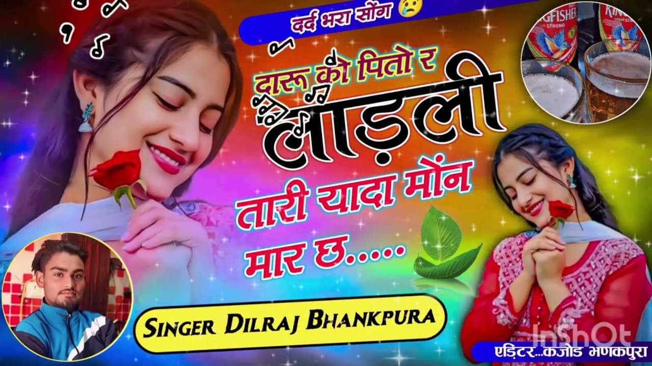 2026 supper meena geet दारू को पीटो र लाडली तारी यादा मार छ ❤❤❤👈👈 singer 🎤🎤dilraj bhinkpura👍👍