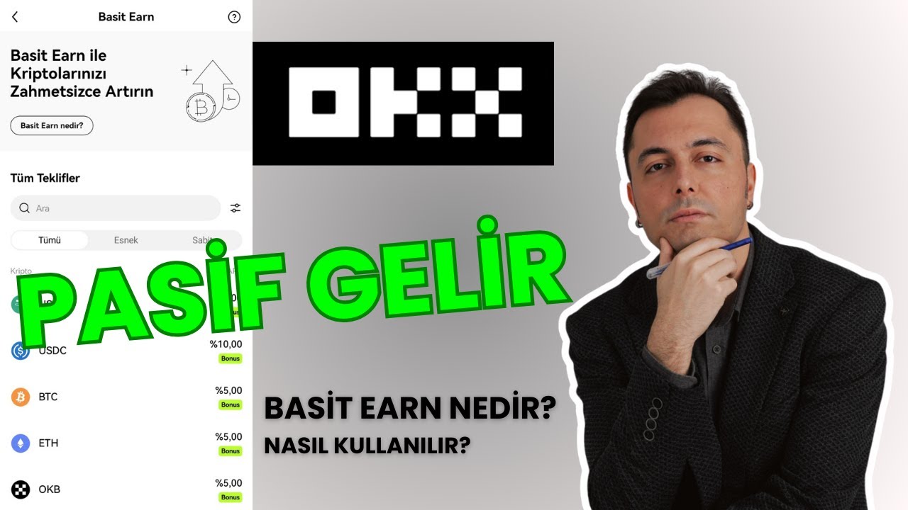 OKX İLE PASİF GELİR | BASİT EARN NEDİR VE NASIL KULLANILIR? #stake #hodl #pasifgelir #okx