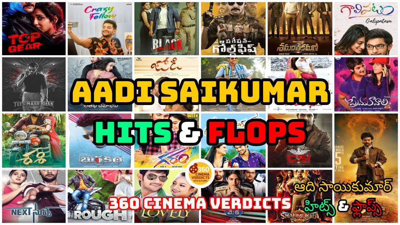 Aadi Saikumar: Hits & Flops | Full Career BoxOffice Analysis! | 360 Cinema Verdicts | ఆది సాయికుమార్